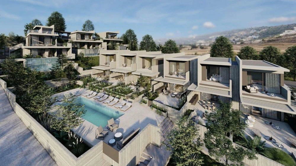 Резиденция с бассейнами недалеко от пляжей, Агиос Тихонас, Кипр