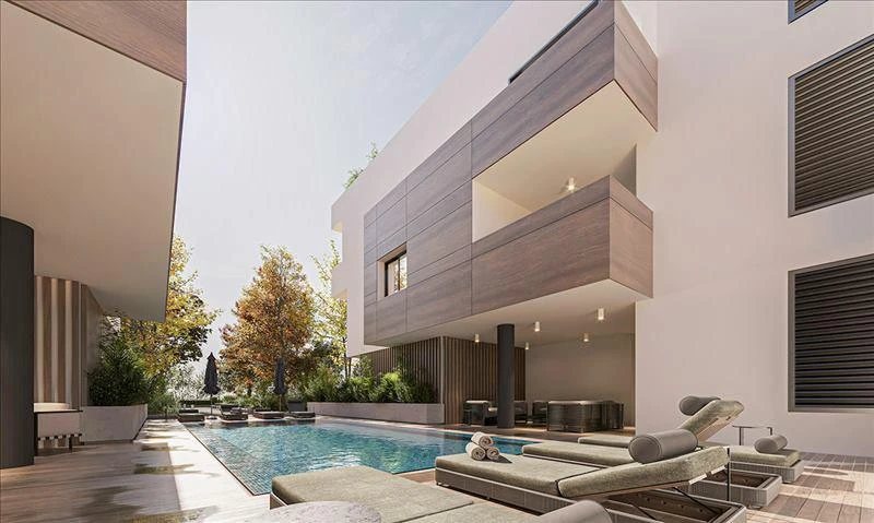 Резиденция с бассейном в престижном районе Ларнаки, Кипр