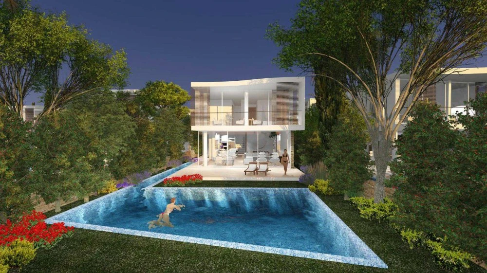 Закрытый комплекс вилл на берегу моря, Коралловый залив, Кипр