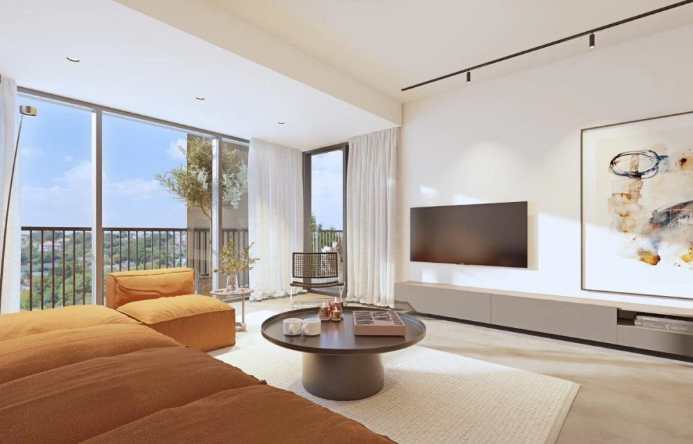 Жилой комплекс с бассейном, садами и панорамными видами, Лимассол, Кипр