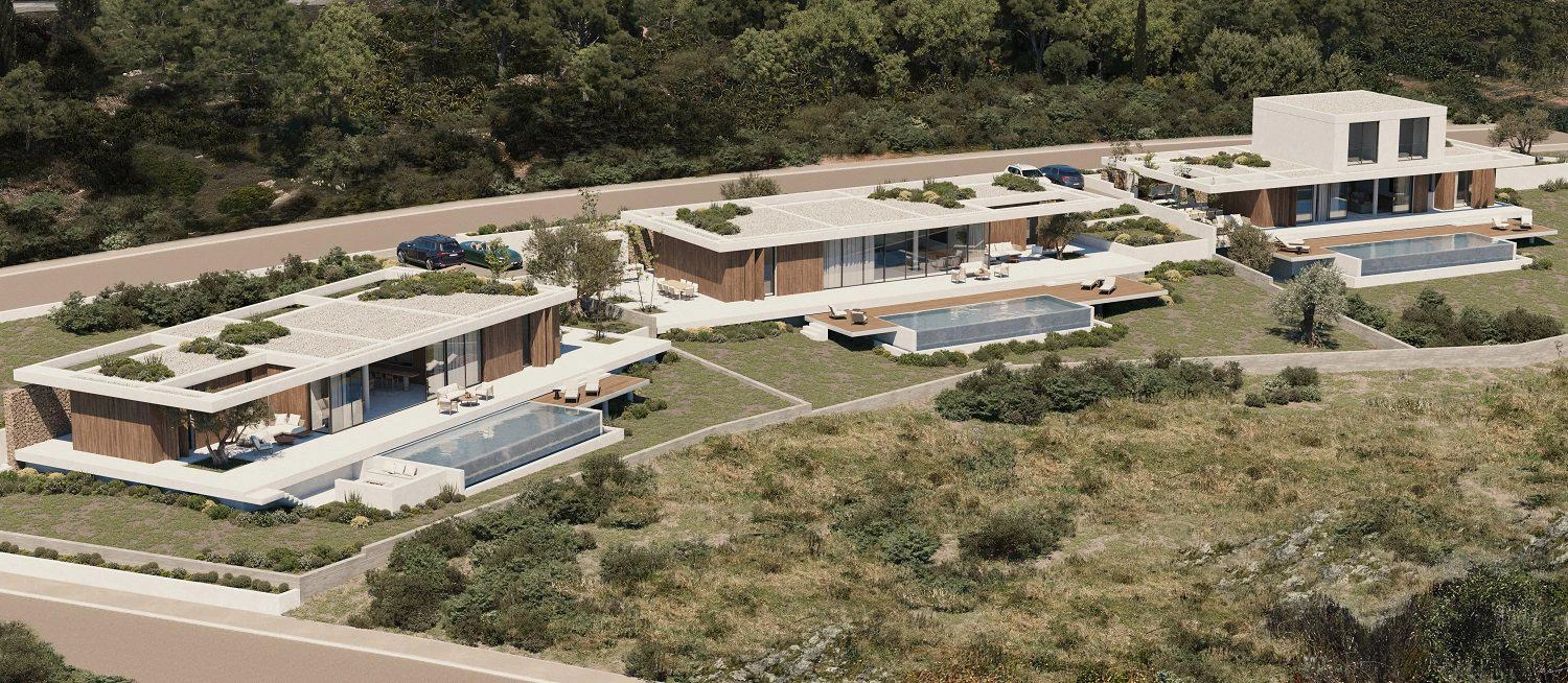 Новый комплекс вилл с бассейнами, Пейя, Кипр