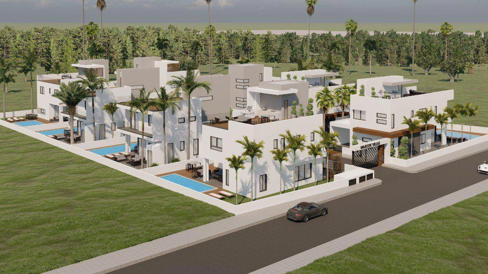 Закрытый комплекс вилл рядом с пляжами, Ларнака, Кипр