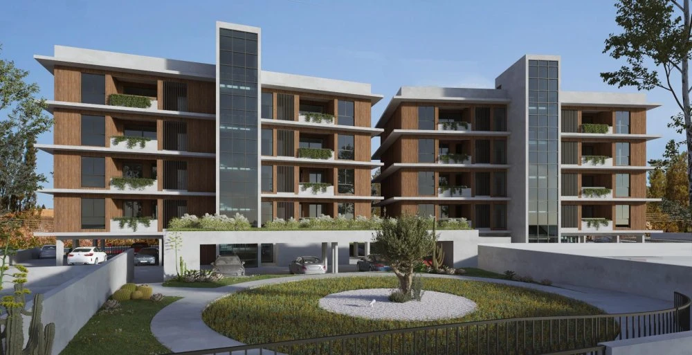 Современная резиденция с парковкой в зеленом районе, Никосия, Кипр