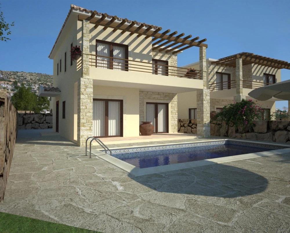 Комплекс вилл с бассейнами недалеко от пляжа, Пейя, Пафос, Кипр