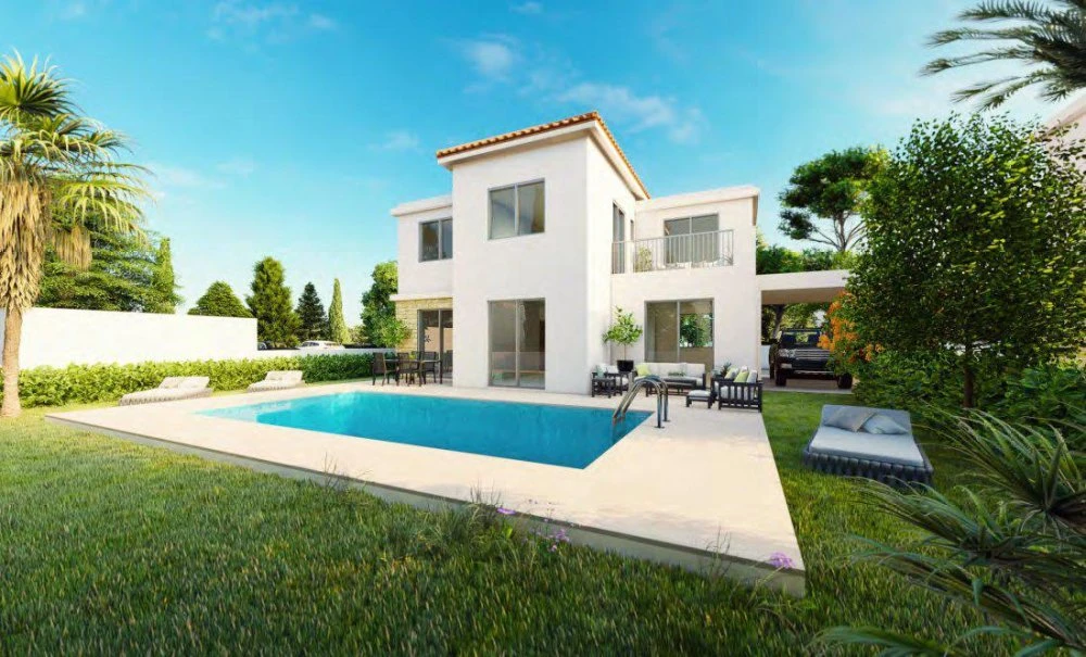 Новая резиденция рядом с пляжем и аэропортом, Мандрия, Пафос, Кипр