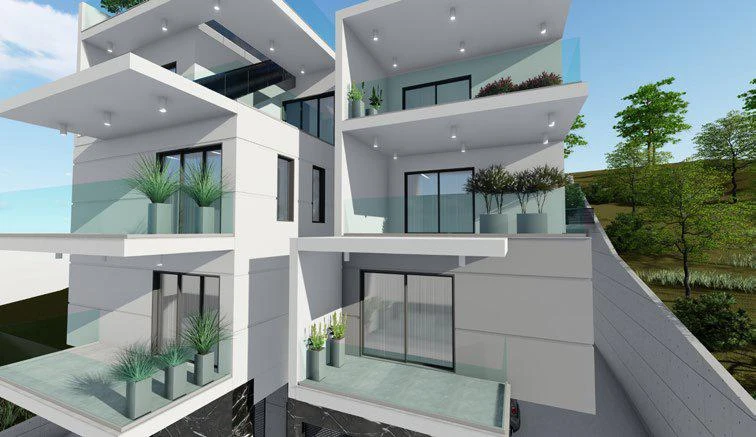 Новая малоэтажная резиденция с парковкой, Лимасол, Кипр