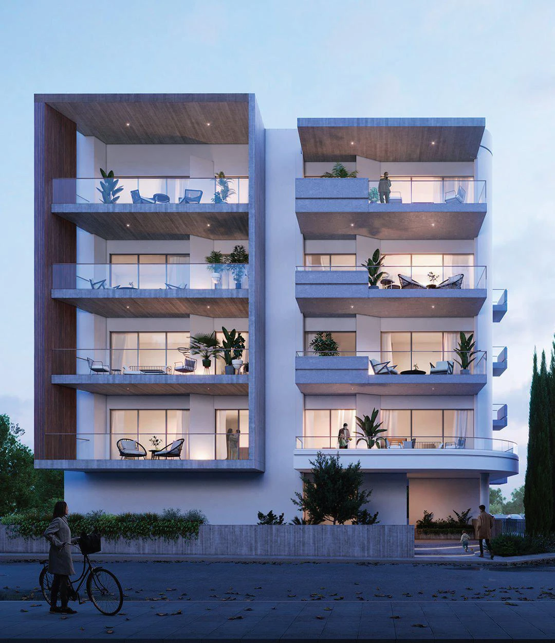 Малоэтажная резиденция с парковкой и красивом районе Никосии, Кипр