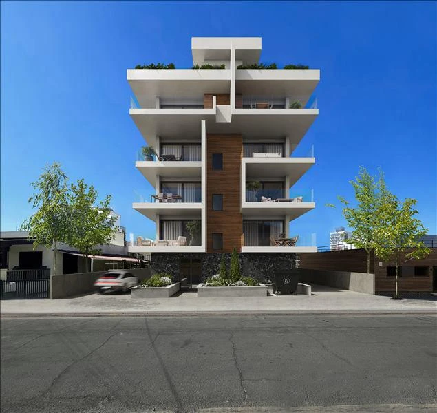 Новые апартаменты с садом на крыше рядом с новой гаванью Ларнаки, Кипр