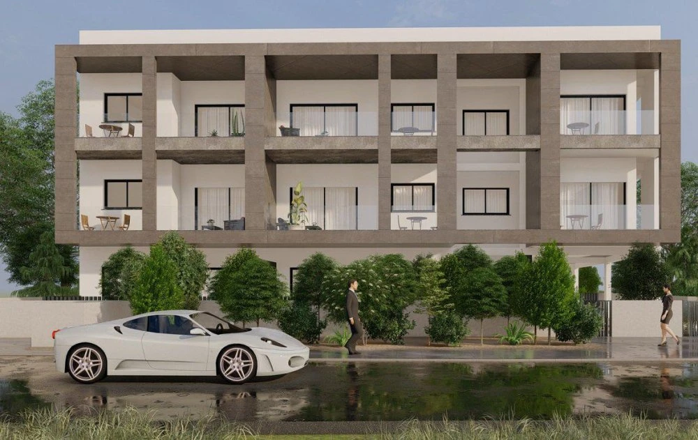 Новая малоэтажная резиденция рядом с автомагистралями, Полемидия, Кипр