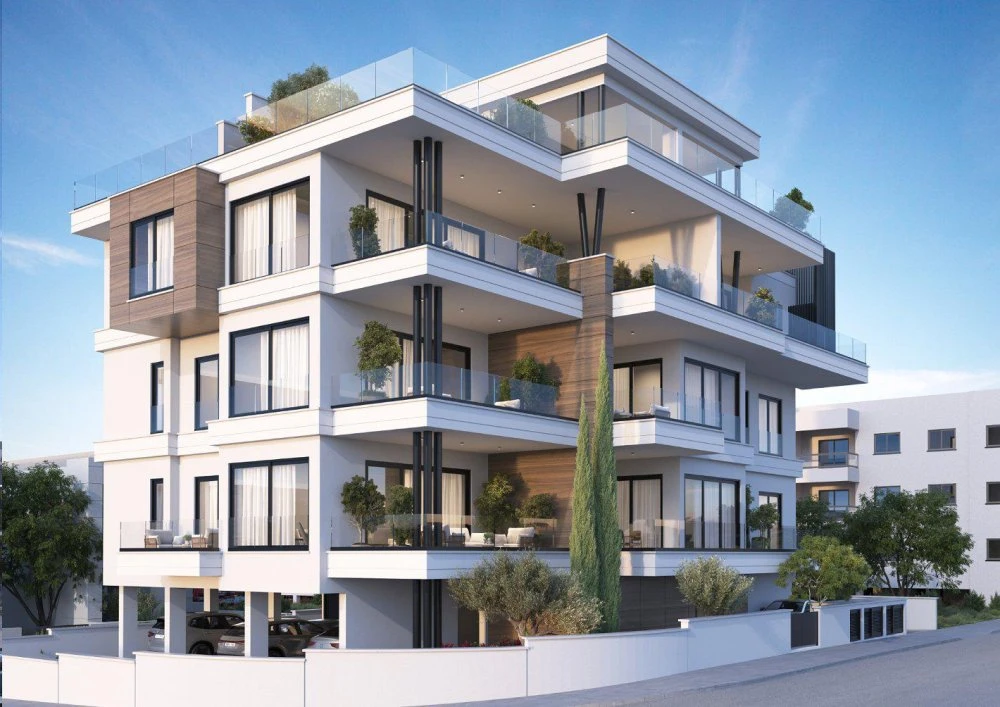 Резиденция с парковкой недалеко от пляжа, Меса Гитония, Кипр