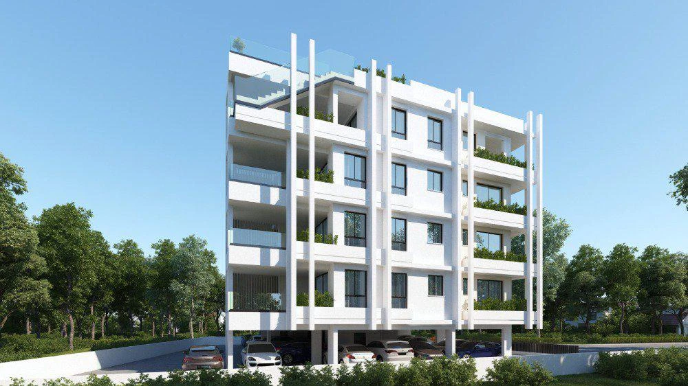 Новая резиденция с террасой на крыше недалеко от моря, Ларнака, Кипр