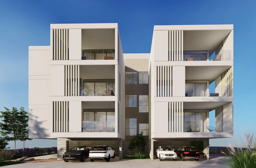 Новая закрытая резиденция с бассейном в 700 метрах от пляжа, Агиос Афанасиос, Кипр