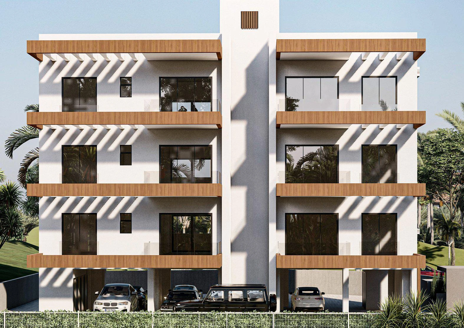 Новая резиденция с видом на море в спокойном районе, Ипсонас, Кипр