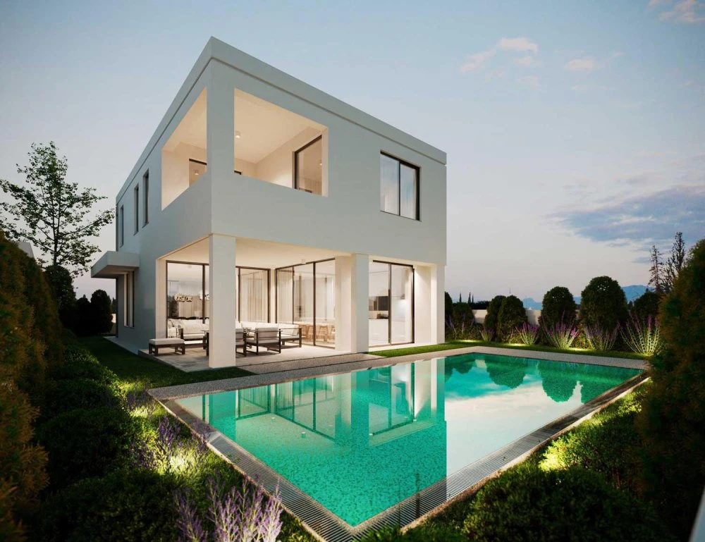 Новый комплекс вилл с садами и террасами, Агиос Афанасиос, Кипр