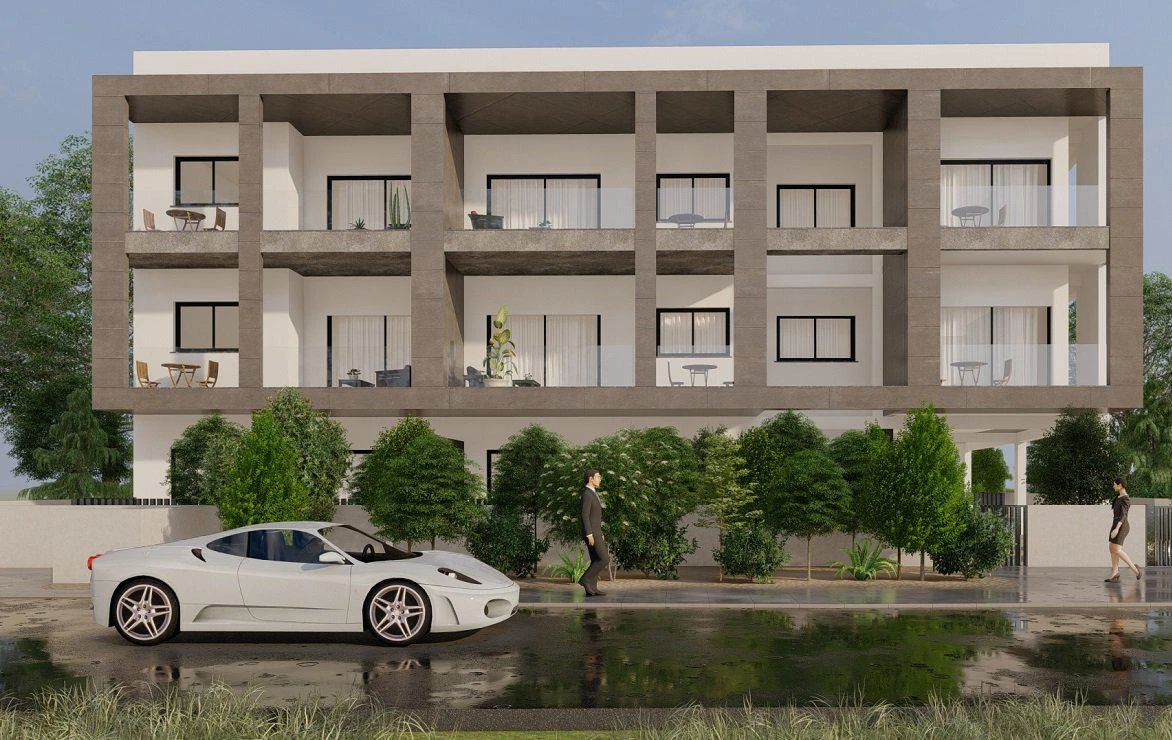 Новая малоэтажная резиденция рядом с автомагистралями, Полемидия, Кипр