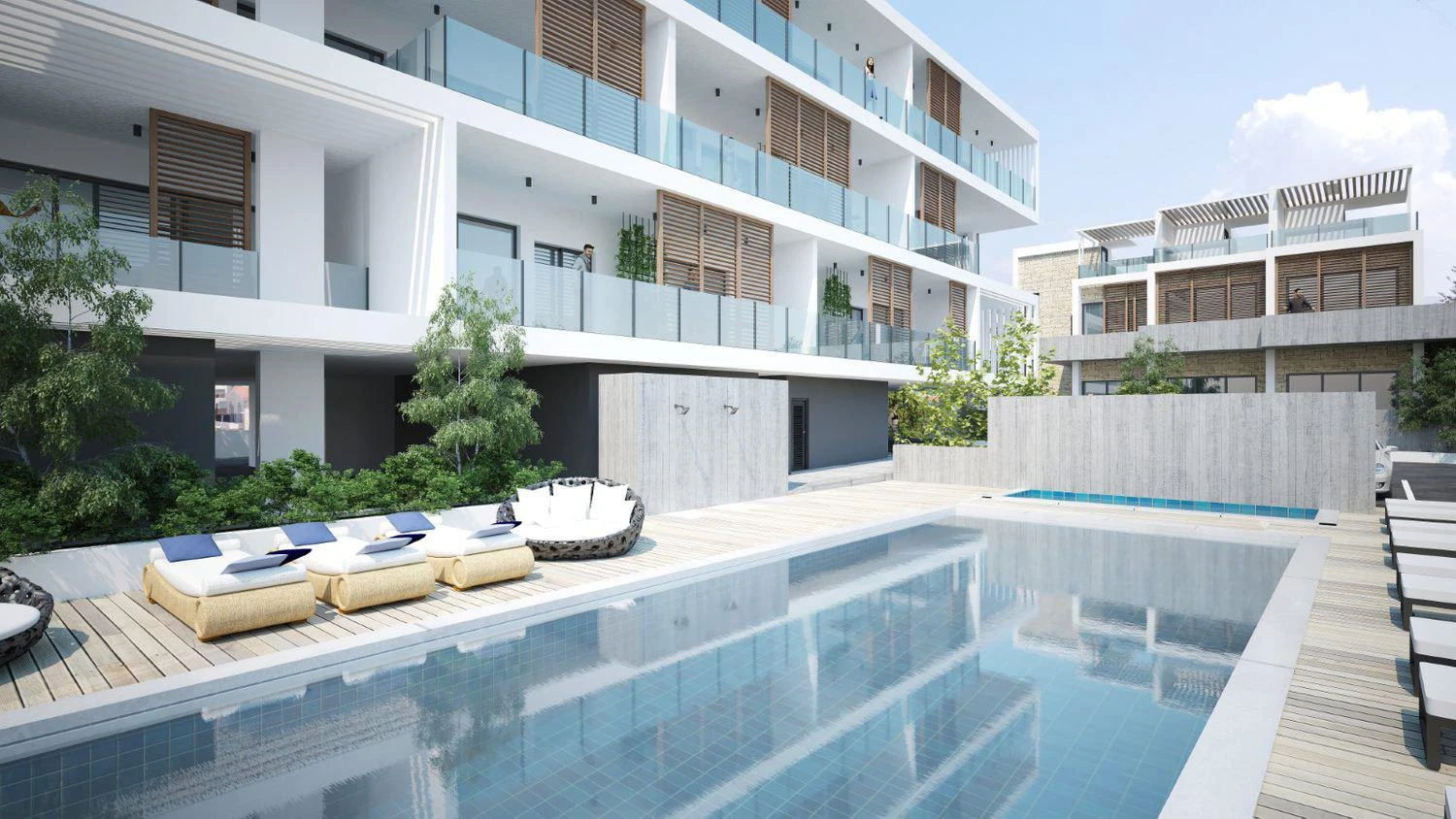 Новая резиденция с бассейном в 500 метрах от пляжа, Като Пафос, Кипр