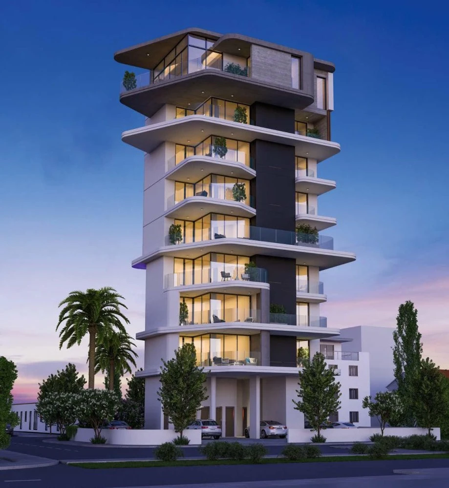 Резиденция с парковкой рядом с пляжем, Ларнака, Кипр