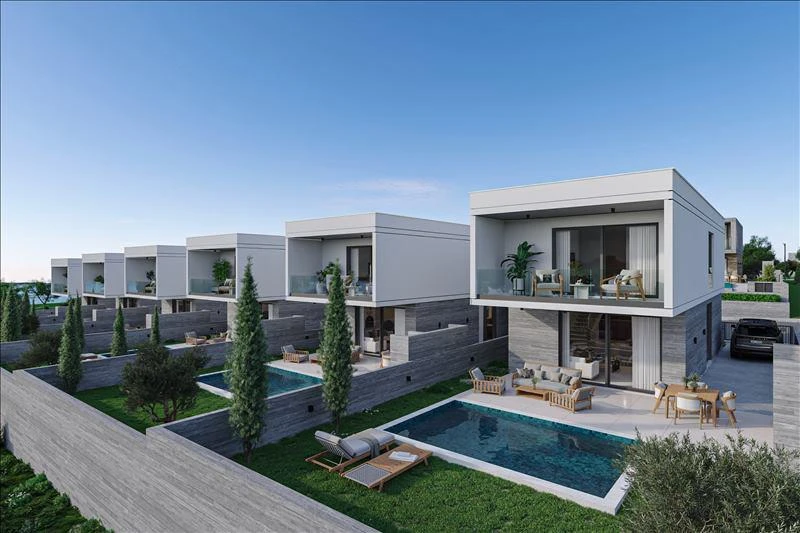 Новый комплекс вилл недалеко от моря, Героскипу, Кипр