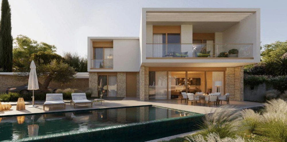 Новая закрытая резиденция с бассейном и спа-зоной, Пареклисия, Кипр