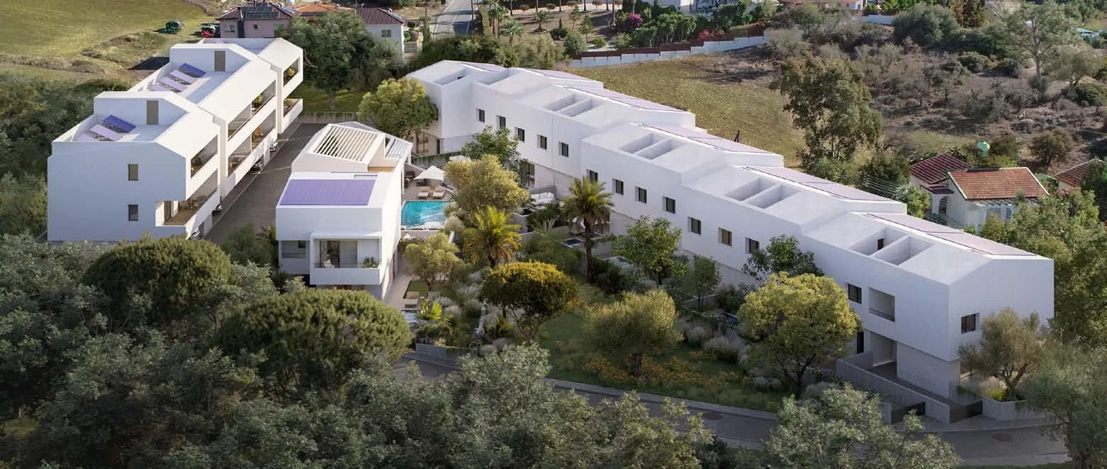 Новая резиденция с бассейном и панорамным видом в престижном пригороде Лимассола, Мони, Кипр