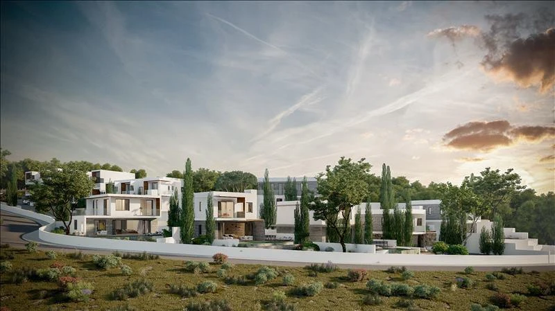 Новая резиденция с бассейном и зеленой зоной рядом с пляжами и центром города, Лимассол, Кипр