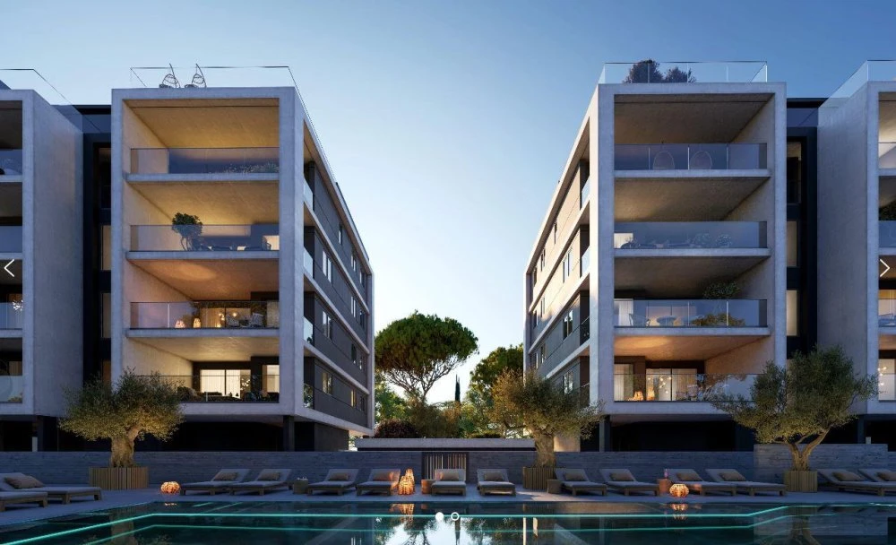 Современная резиденция с бассейном в 900 метрах от пляжа, Лимассол, Кипр