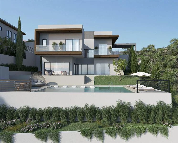 Новый комплекс вилл с бассейнами и садами недалеко от моря, в центре Лимассола, Кипр