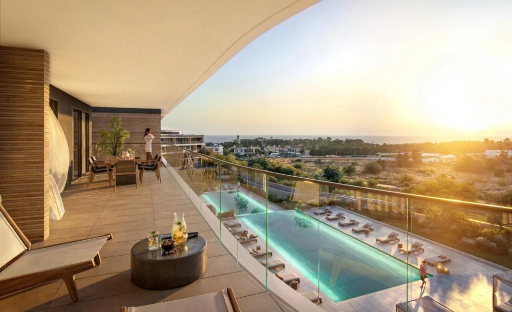 Новая малоэтажная резиденция с двумя бассейнами и спа-зоной в 500 метрах от моря, Пафос, Кипр