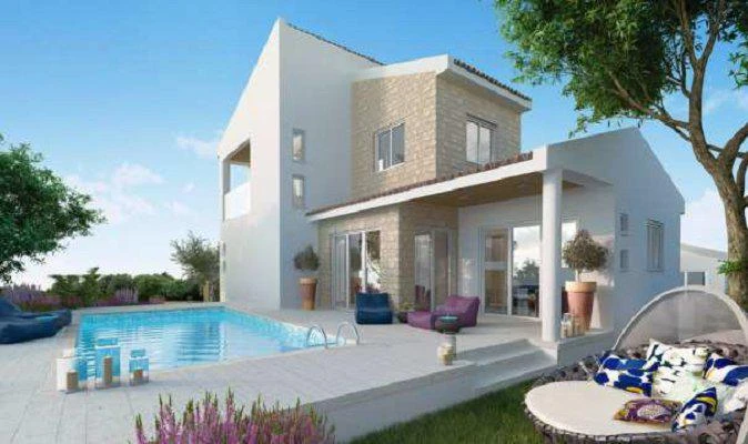 Комплекс вилл с панорамным видом рядом с автомагистралью и национальным парком, Писсури, Кипр