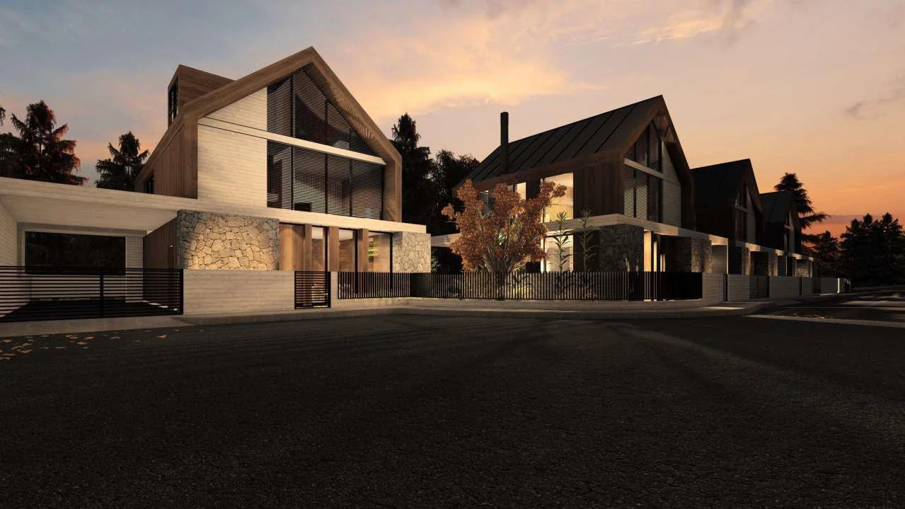 Комплекс вилл в окружении соснового леса, рядом с горнолыжным курортом, Платрес, Кипр