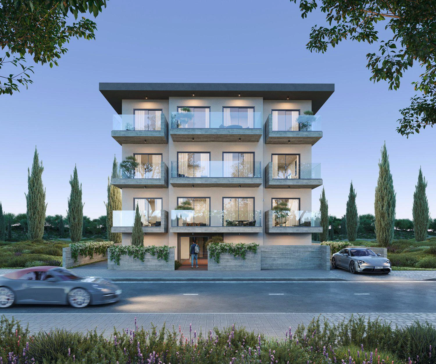 Новая малоэтажная резиденция рядом с центром города, Героскипу, Кипр