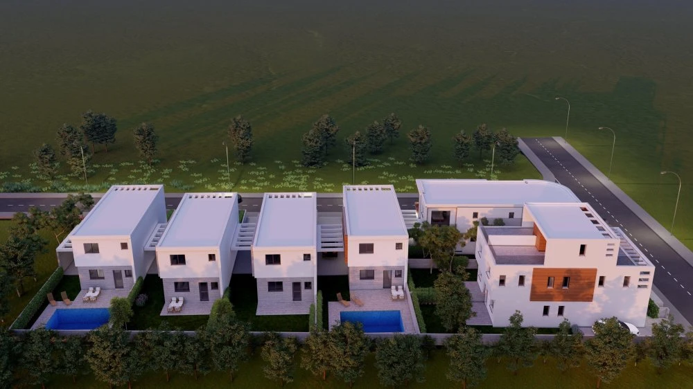 Резиденция в спокойном жилом районе премиум класса, рядом с пляжем, Героскипу, Пафос, Кипр