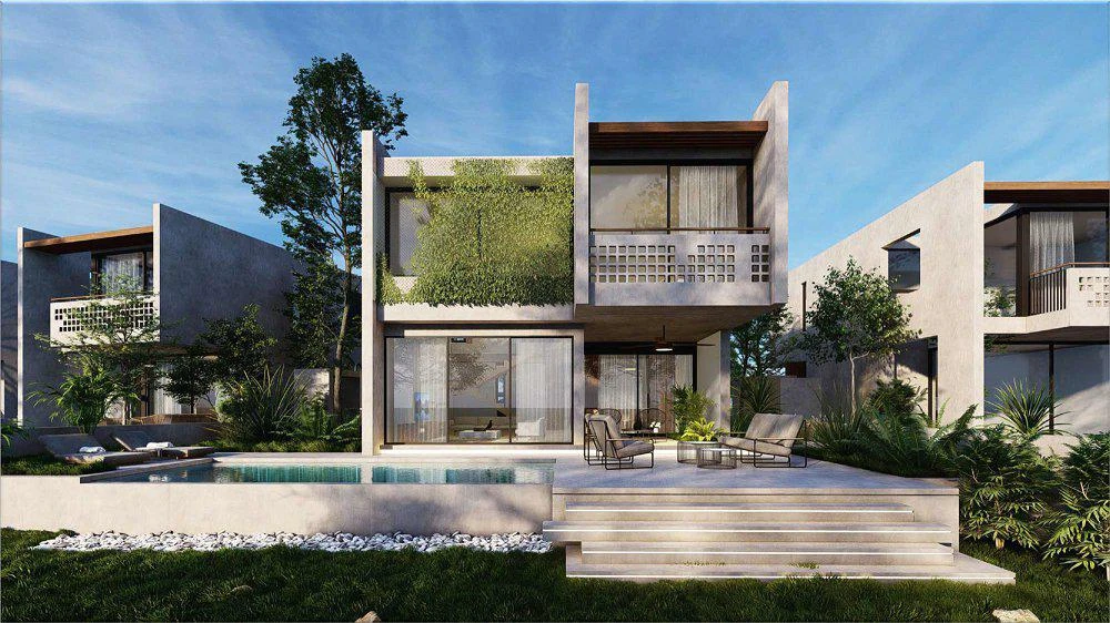 Современный комплекс вилл и таунхаусов в престижном районе, Кония, Пафос, Кипр