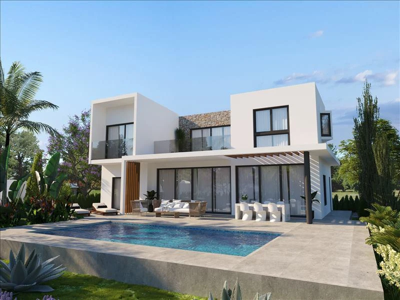 Комплекс вилл с бассейнами и панорамным видом, Пейя, Кипр