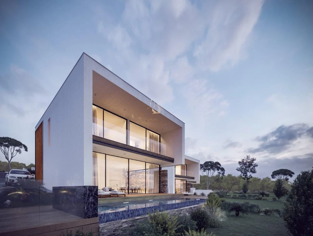 Современная резиденция с прямым выходом на пляж, Кисонерга, Кипр