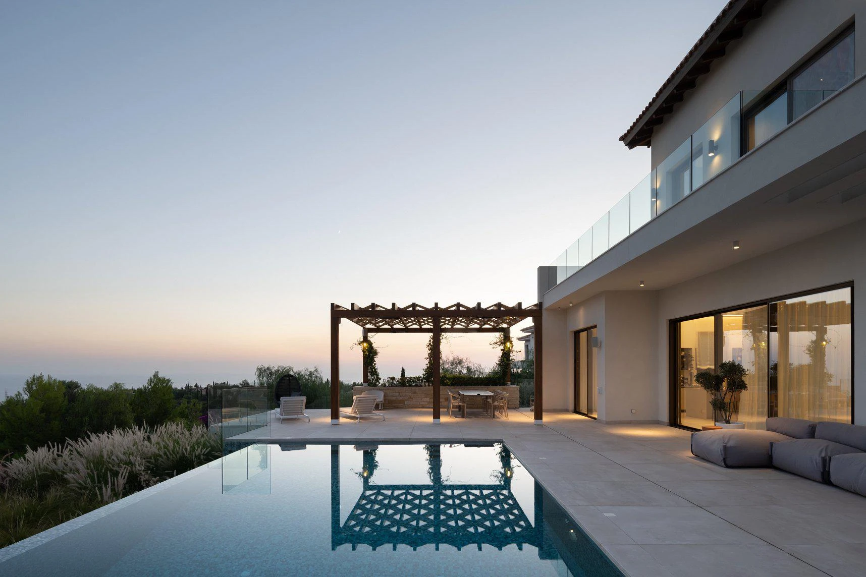 Новый комплекс вилл с бассейном и панорамным видом на море, Пейя, Кипр