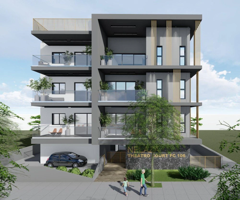 Малоэтажная резиденция с парковкой рядом с парком, Никосия, Кипр