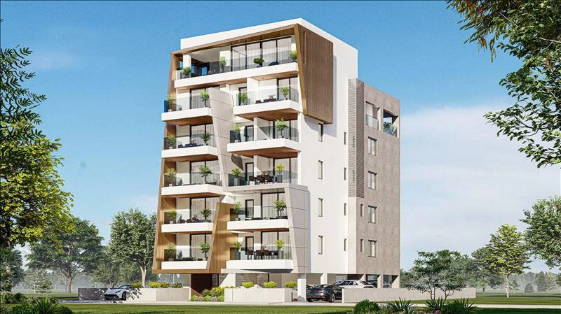 Новая резиденция с парковкой рядом с пляжем, Ларнака, Кипр