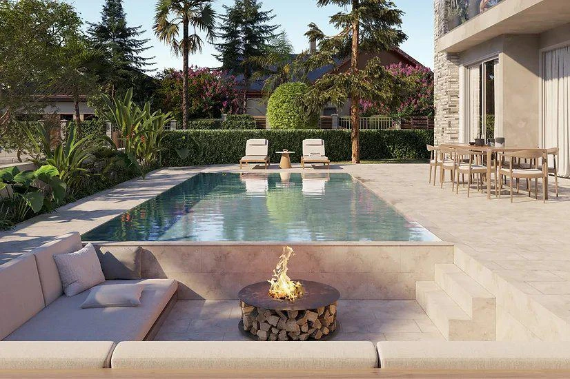 Вилла с бассейном рядом с пляжем, Гермасогейя, Кипр