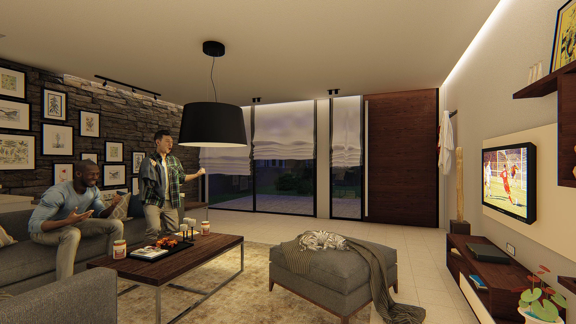 Комплекс вилл с зелеными зонами в спокойном районе, Пафос, Кипр