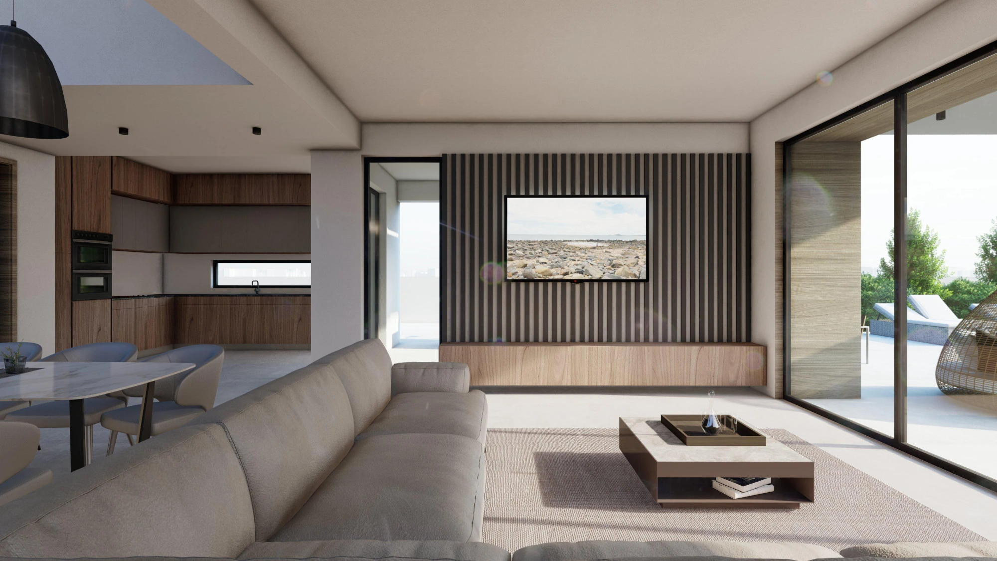 Новый комплекс вилл в 450 метрах от моря, Паралимни, Кипр