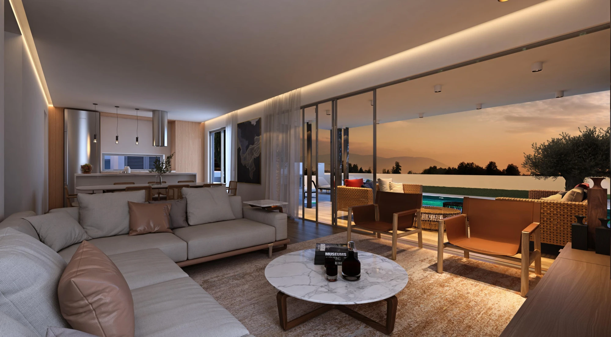 Комплекс вилл с бассейнами рядом с морем и аэропортом, Ларнака, Кипр