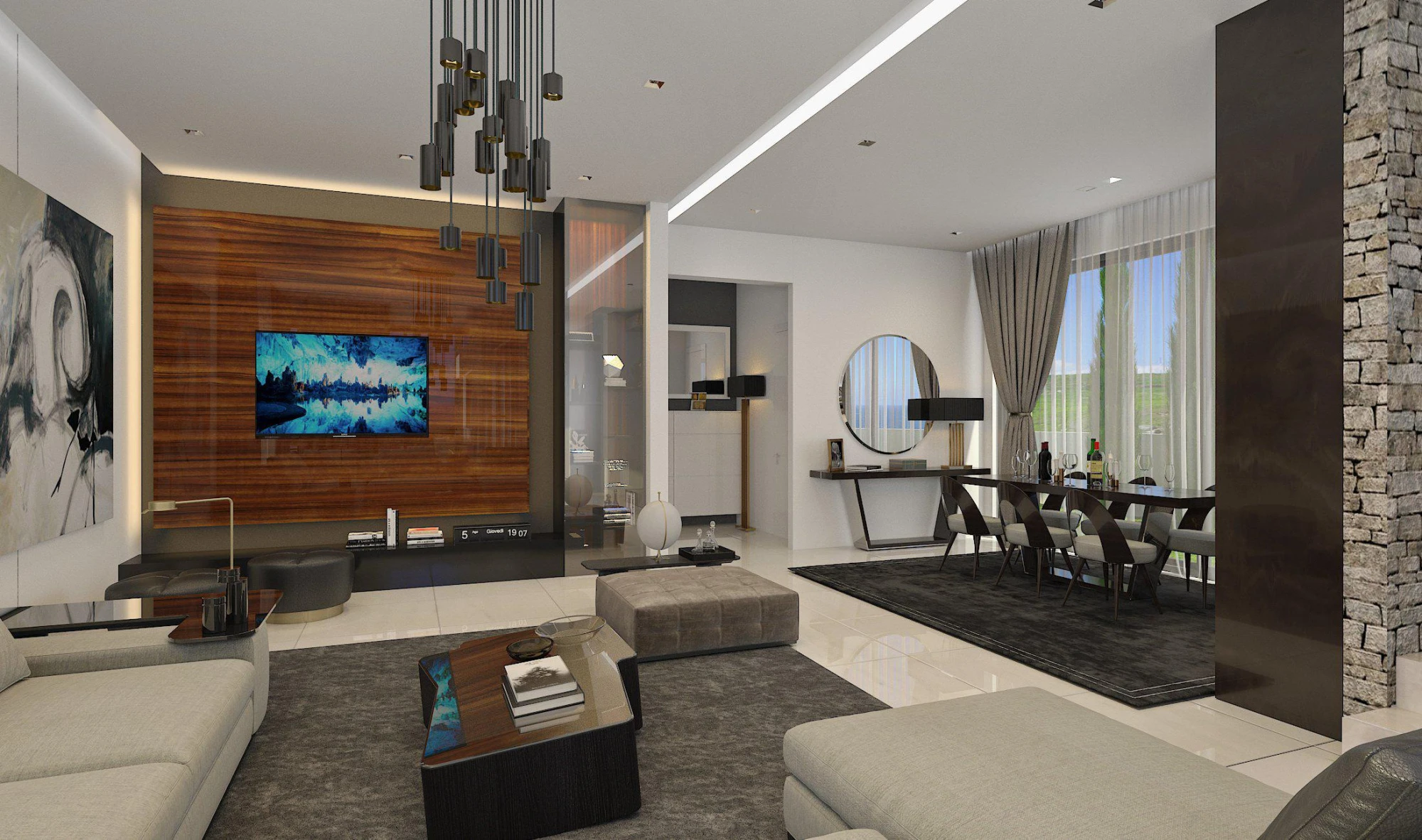 Элитные виллы на берегу моря с бассейнами и садами на крыше, Кисонерга, Кипр