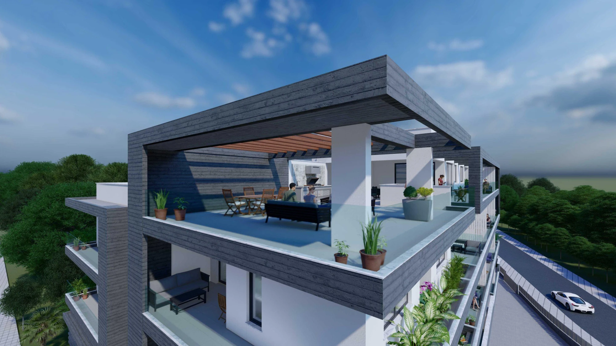 Новая резиденция рядом с центром Лимассола, Като Полемидия, Кипр