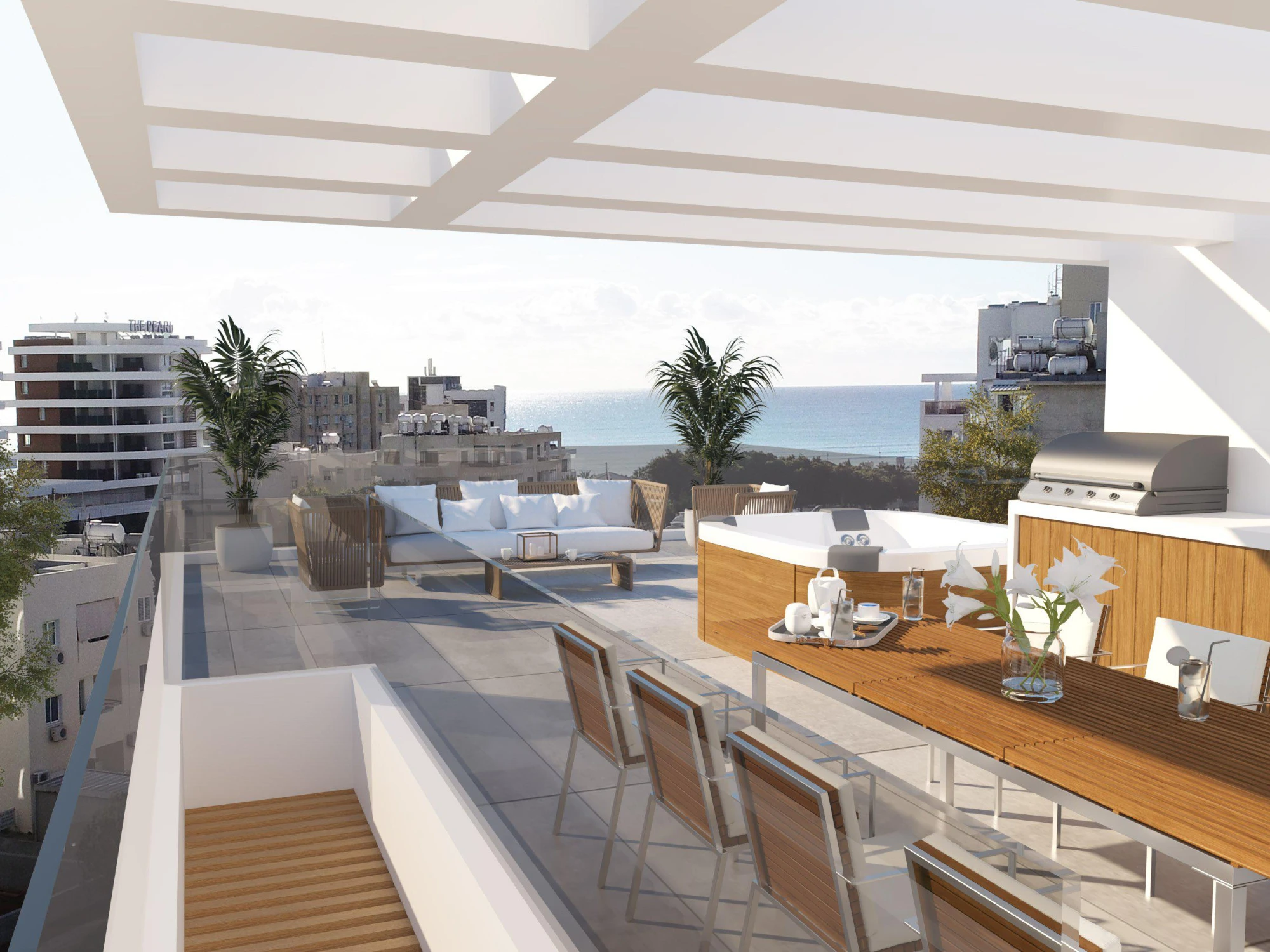 Новая резиденция с парковкой рядом с пляжем, Ларнака, Кипр