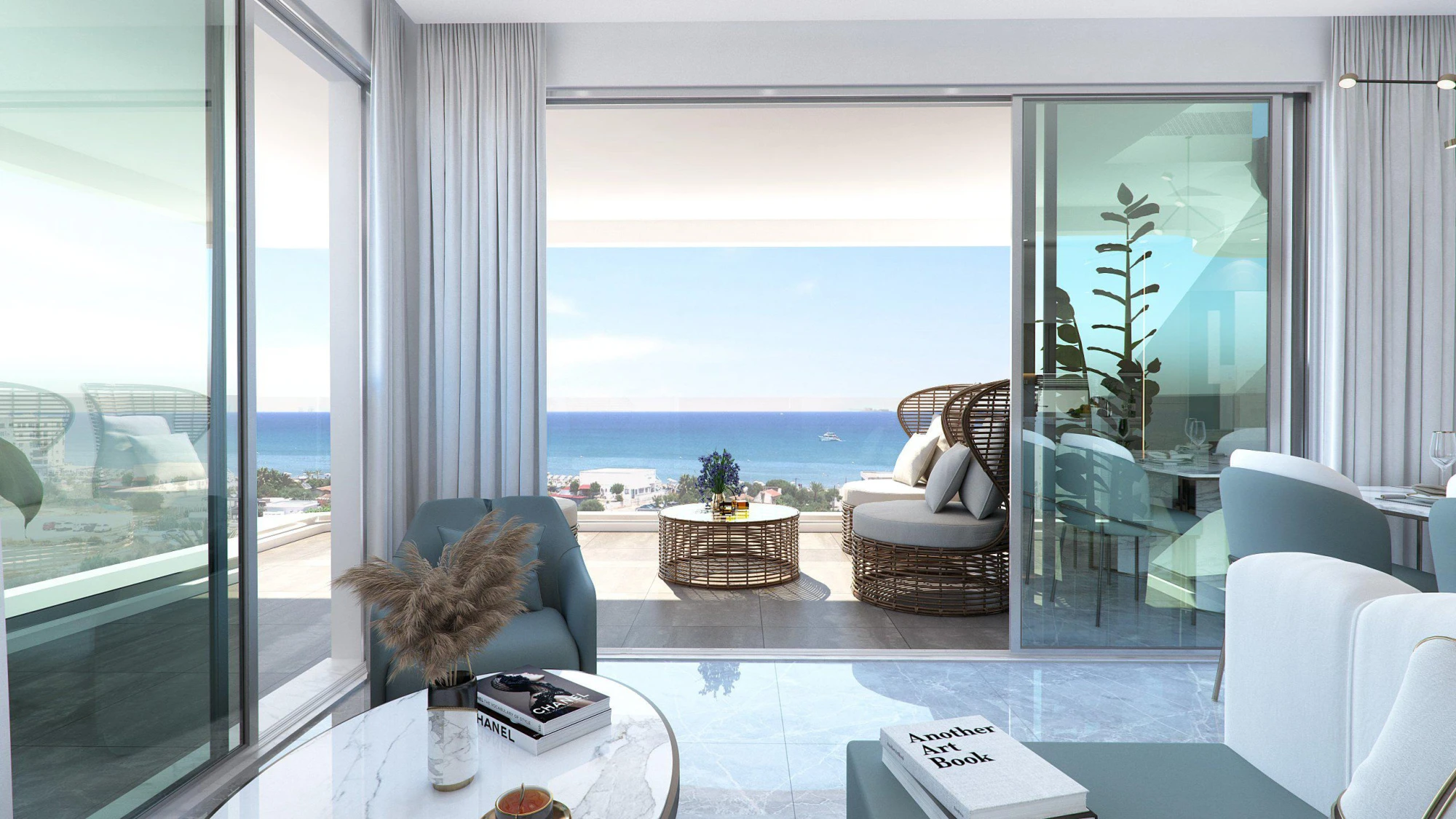 Новая резиденция с прямым выходом на пляж, Ларнака, Кипр