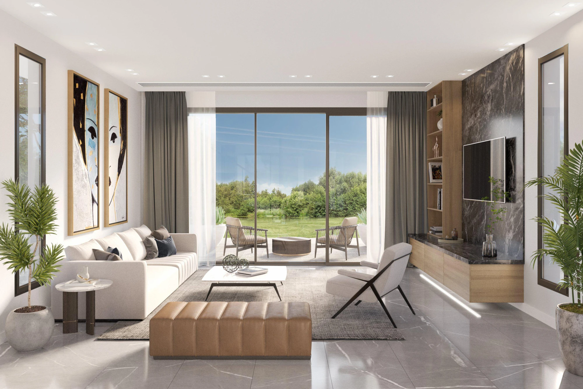 Комплекс вилл с бассейнами недалеко от пляжа и центра Пафоса, Тала, Кипр