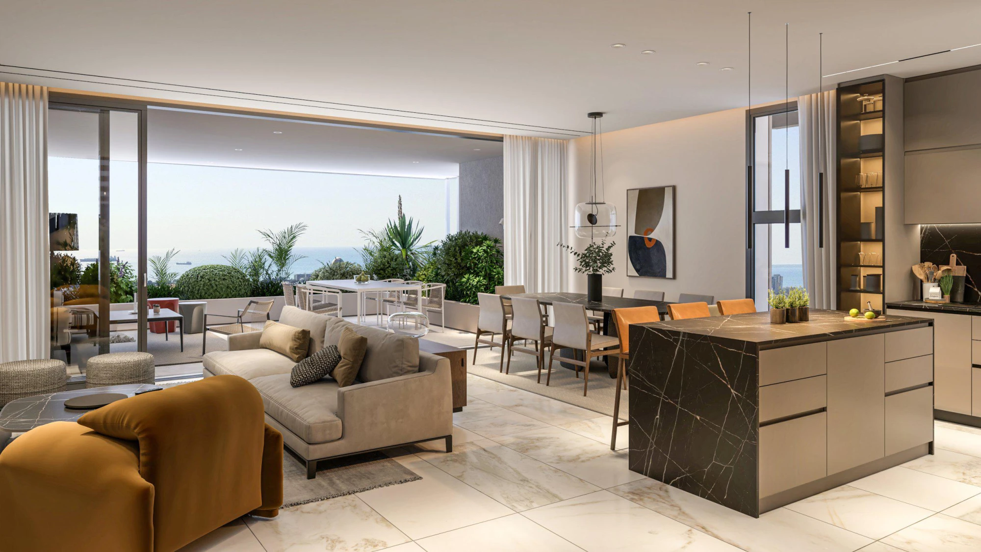 Новая резиденция с панорамным видом, Лимассол, Кипр