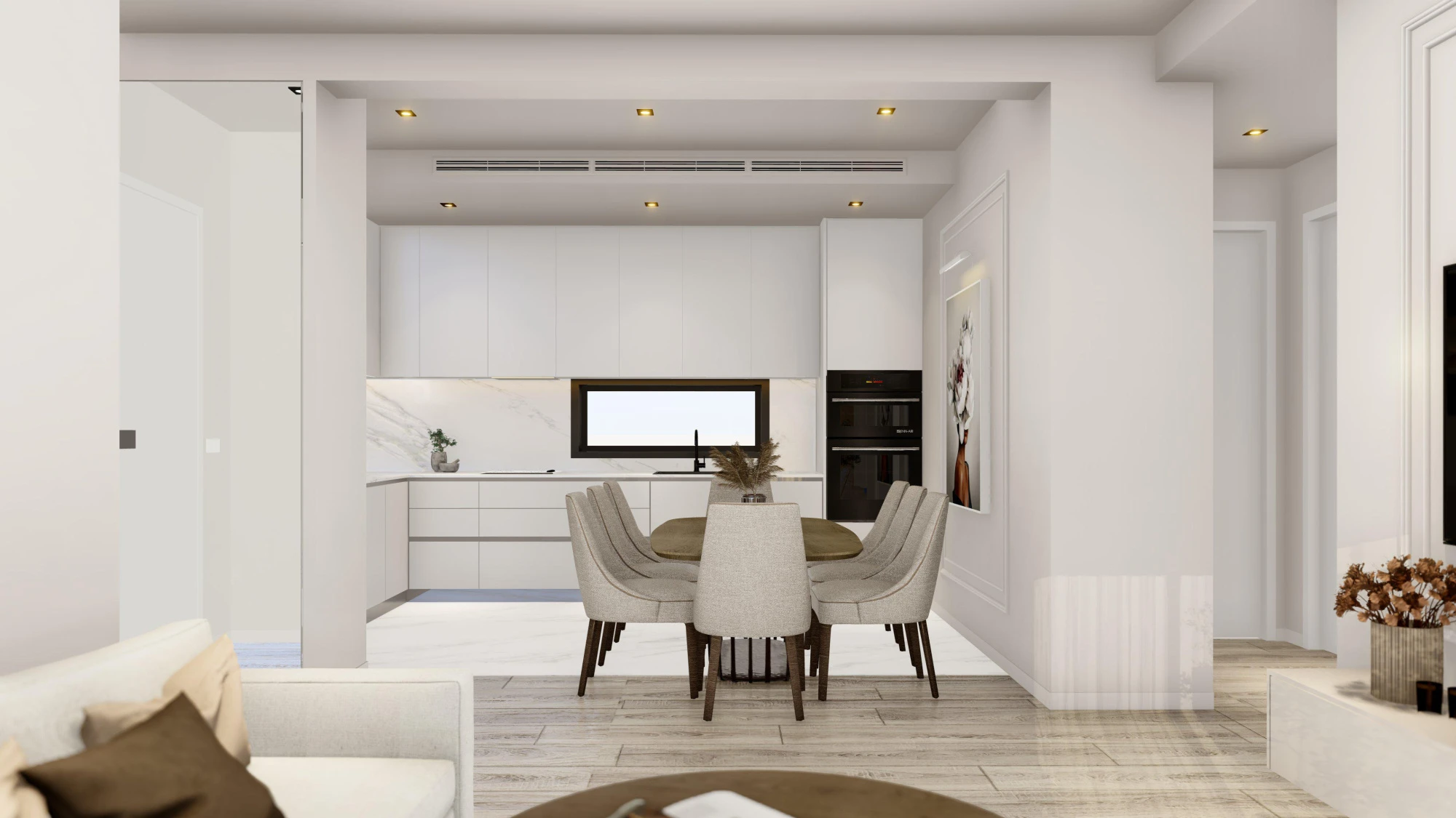 Современная закрытая резиденция с зеленой зоной, Лимассол, Кипр