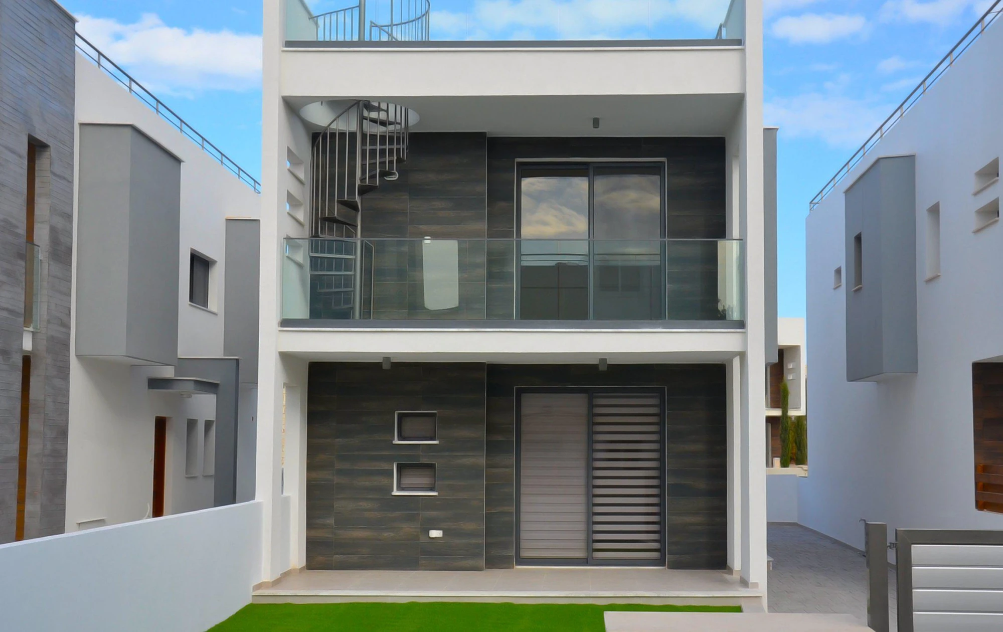 Комплекс вилл с живописными видами рядом с пляжем и центром Пафоса, Хлорака, Кипр